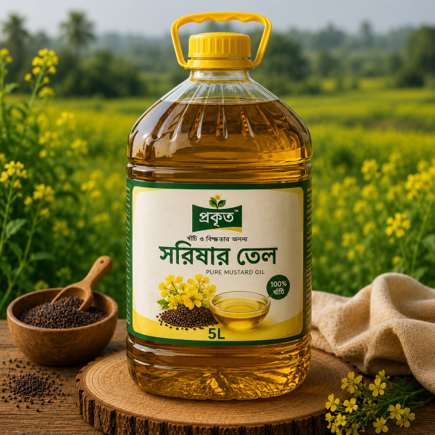 সরিষার তেল ৫ লিটার